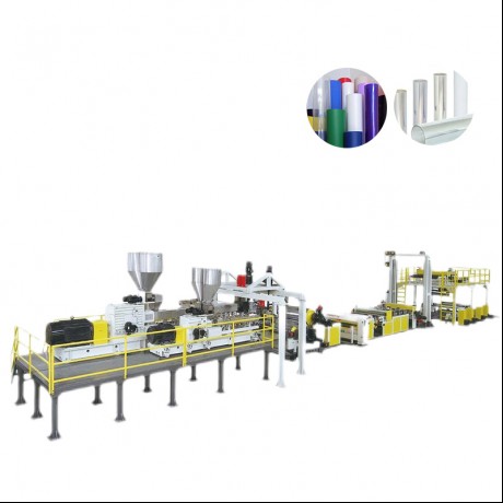 Twin Screw Dryer-free Vented PET Sheet Estrużjoni Linja